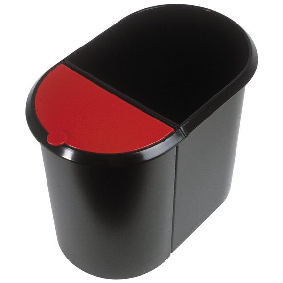 Papierkorb Duo-System schwarz/rot, Art.-Nr. H61039-SWRT - Paterno B2B-Shop Papierkorb Duo-System schwarz/rot, Art.-Nr. H61039-SWRT - Paterno B2B-Shop