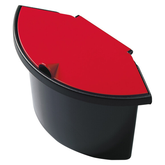 Abfalleinsatz Helit mit Deckel schwarz/rot, Art.-Nr. H61060-SWRT - Paterno B2B-Shop Abfalleinsatz Helit mit Deckel schwarz/rot, Art.-Nr. H61060-SWRT - Paterno B2B-Shop