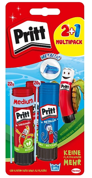 Klebestift Pritt 2+1, 22g BTS 2024, Art.-Nr. 9H PBS2B 09 - Paterno B2B-Shop Klebestift Pritt 2+1, 22g BTS 2024, Art.-Nr. 9H PBS2B 09 - Paterno B2B-Shop