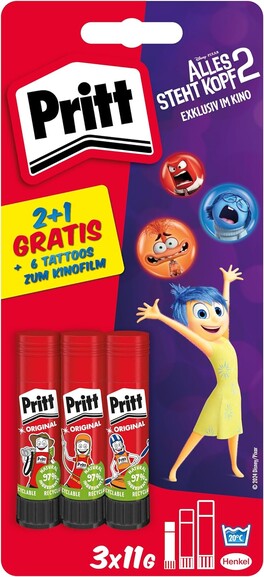Klebestift Pritt Design BTS24 3x11g, Art.-Nr. 9H PGS5B 02 - Paterno B2B-Shop Klebestift Pritt Design BTS24 3x11g, Art.-Nr. 9H PGS5B 02 - Paterno B2B-Shop