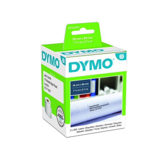 Adressetiketten Dymo 36x89 mm weiss, Art.-Nr. 099012 - Paterno B2B-Shop Adressetiketten Dymo 36x89 mm weiss, Art.-Nr. 099012 - Paterno B2B-Shop