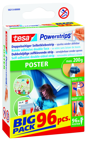 Powerstrips Tesa Posterstrips &quot;Big Pack&quot;, Art.-Nr. 58213-00 - Paterno B2B-Shop