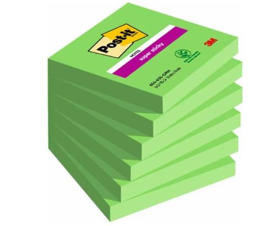 Haftnotizen 76x76mm Super Sticky spargelgrün, Art.-Nr. 654-6SS-SPGN - Paterno B2B-Shop Haftnotizen 76x76mm Super Sticky spargelgrün, Art.-Nr. 654-6SS-SPGN - Paterno B2B-Shop