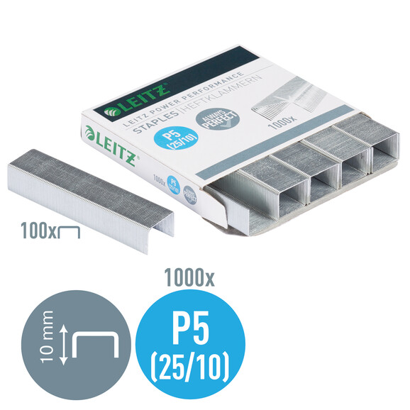 Heftklammern Leitz 25/10 verzinkt, Art.-Nr. 5574-00-00 - Paterno B2B-Shop Heftklammern Leitz 25/10 verzinkt, Art.-Nr. 5574-00-00 - Paterno B2B-Shop