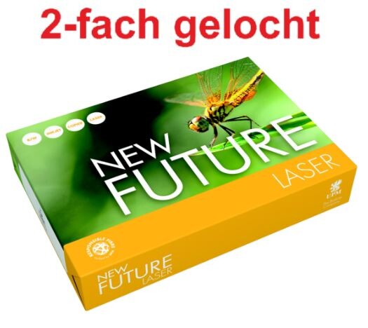 Kopierpapier New Future Laser A4 2-fach gelocht, Art.-Nr. 95389A80S - Paterno B2B-Shop Kopierpapier New Future Laser A4 2-fach gelocht, Art.-Nr. 95389A80S - Paterno B2B-Shop