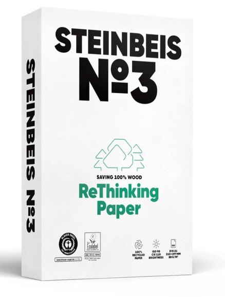 Kopierpapier Steinbeis No.3 A4 80 gr., Art.-Nr. STEINBEISF480-NR3 - Paterno B2B-Shop