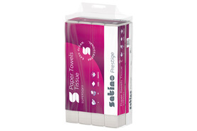 Papierhandtücher Satino Prestige Interfold 2-lagig, Art.-Nr. 276600 - Paterno B2B-Shop