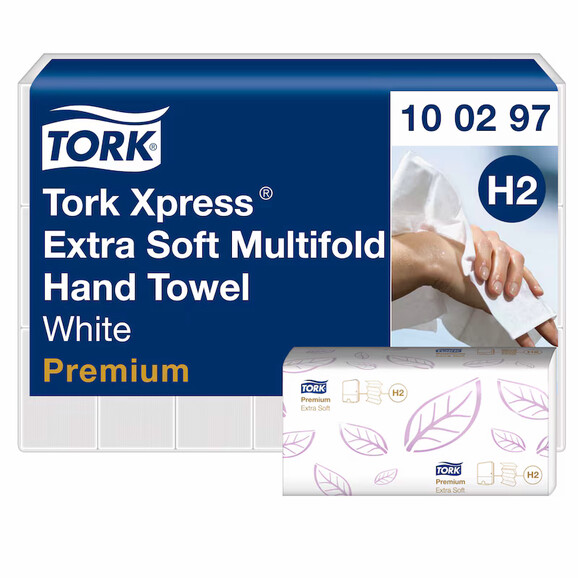Papierhandtücher Tork 2-lagig Exporess - Multifold, Art.-Nr. 100297 - Paterno B2B-Shop
