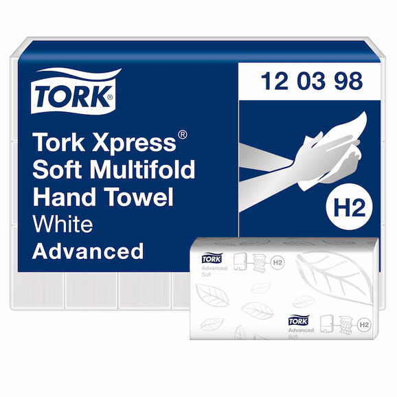 Papierhandtücher 2-lagig Tork weiß Xpress Multifold, Art.-Nr. 120289 - Paterno B2B-Shop