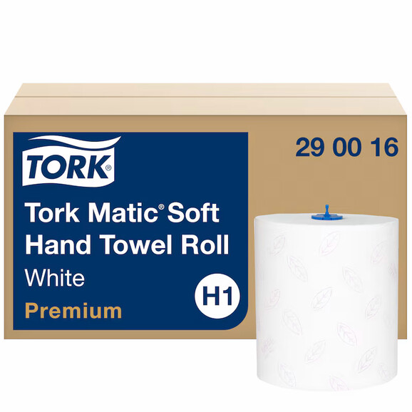 Handtuchrollen Tork Matic Premium 2-lagig weiss, Art.-Nr. 290016 - Paterno B2B-Shop