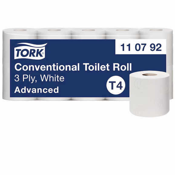 WC-Papier Tork 3-lagig 150 Blatt hochweiss, Art.-Nr. 3065 - Paterno B2B-Shop