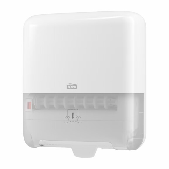 Rollenhandtuchspender Tork Matic weiss, Art.-Nr. 551000 - Paterno B2B-Shop