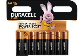 Batterie Duracell Mignon1,5 Volt AA (LR6) 16er Pkg, Art.-Nr. MN1500-16 - Paterno B2B-Shop