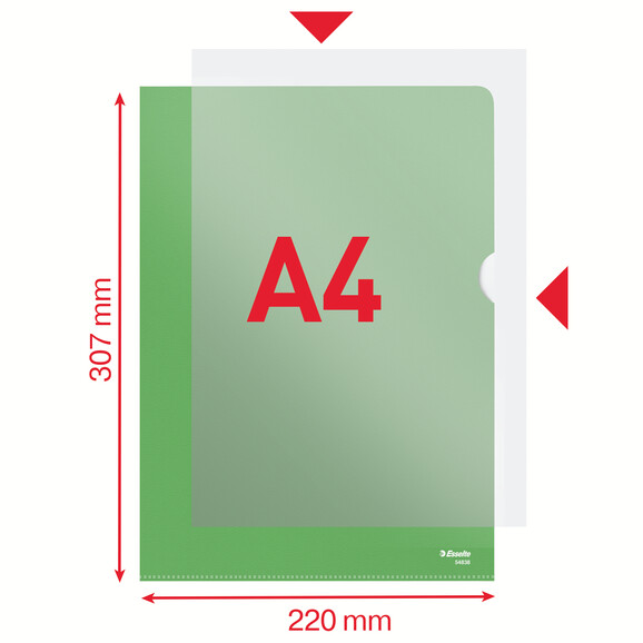 Aktenhüllen Esselte A4 115 my grün, Art.-Nr. 548-GN - Paterno B2B-Shop