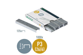 Heftklammern Leitz 26/6 verzinkt, Art.-Nr. 5572-00-00 - Paterno B2B-Shop