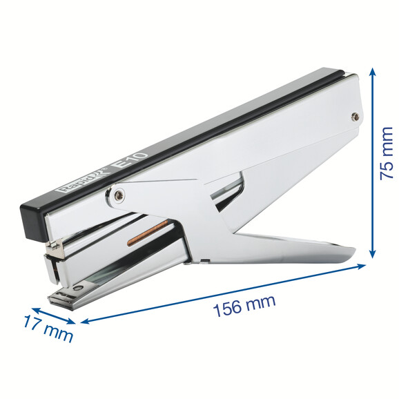 Heftzange Rapid E10 15Blatt chrom/schwarz, Art.-Nr. 21310400 - Paterno B2B-Shop Heftzange Rapid E10 15Blatt chrom/schwarz, Art.-Nr. 21310400 - Paterno B2B-Shop