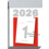 Kalender Leykam Tagesblock 55x80mm 2026, Art.-Nr. KA02 - Paterno B2B-Shop