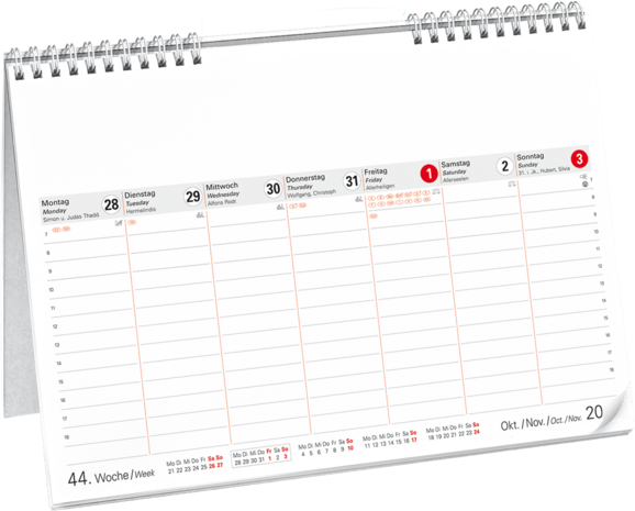 Stehkalender Leykam Table Gross Plus 2026, Art.-Nr. KA107 - Paterno B2B-Shop Stehkalender Leykam Table Gross Plus 2026, Art.-Nr. KA107 - Paterno B2B-Shop