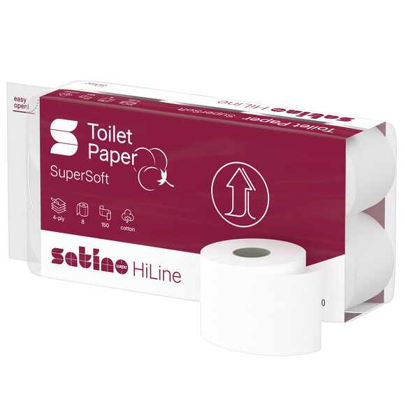 WC-Papier Satino Hiline 4-lagig 150 Blatt, Art.-Nr. 046011 - Paterno B2B-Shop