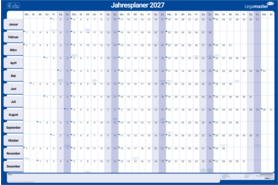 Jahresplaner Legamaster 60x90 cm 2027, Art.-Nr. 420221LM - Paterno B2B-Shop