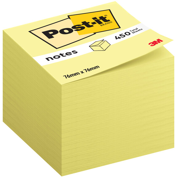 Haftnotizwürfel Post-it 76x76 mm gelb, Art.-Nr. 636B - Paterno B2B-Shop Haftnotizwürfel Post-it 76x76 mm gelb, Art.-Nr. 636B - Paterno B2B-Shop