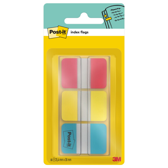 Haftstreifen Post-It Index Strong 25,4x38 mm, Art.-Nr. 686-RYB - Paterno B2B-Shop Haftstreifen Post-It Index Strong 25,4x38 mm, Art.-Nr. 686-RYB - Paterno B2B-Shop