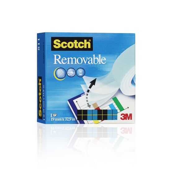 Klebeband Scotch 19mmx33lfm ablösbar, Art.-Nr. 11269 - Paterno B2B-Shop